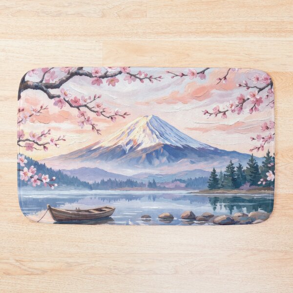 Item preview, Mount Fuji Cherry Blossom Sunrise designed and sold by RedPeaStudio.