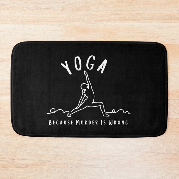 Item preview, Yoga Because Murder Is Wrong Shirt Meditation Shirt Yoga Instructor Shirt Yoga Mom Shirt Yoga Lover Gift Gift for Her designed and sold by faridman.