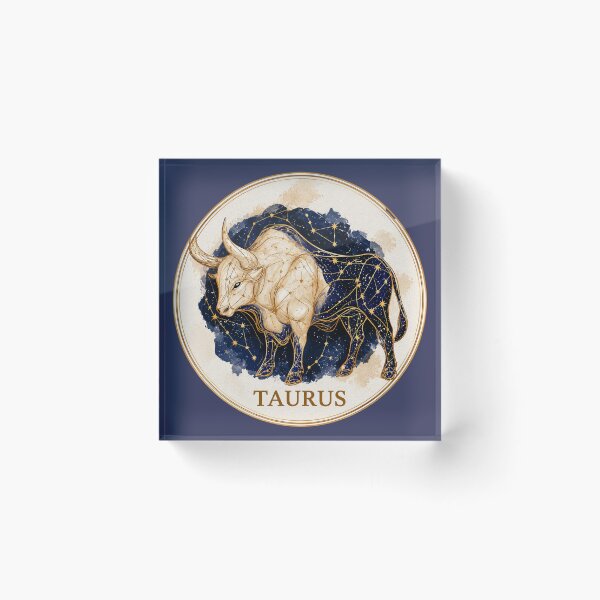 Item preview, Taurus Zodiac Bull Celestial Constellation designed and sold by MythicMood.