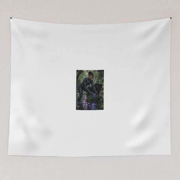 Item preview, Black Panther Queen in Jungle River designed and sold by CathryneDelamort.