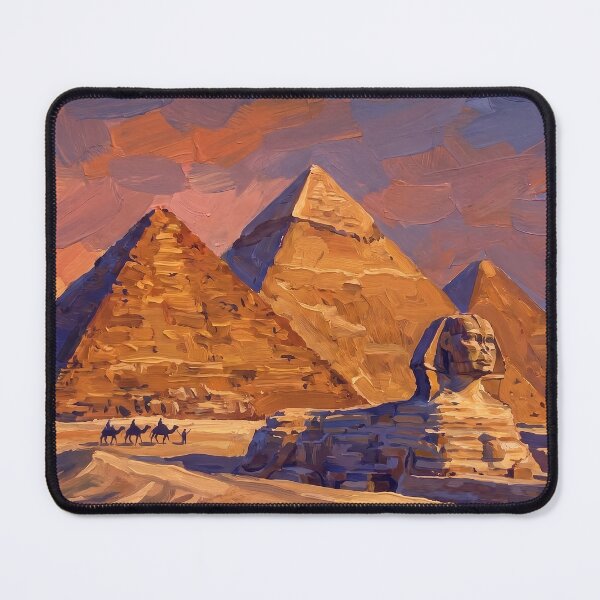 Item preview, The Pyramids of Giza at Sunset designed and sold by RedPeaStudio.