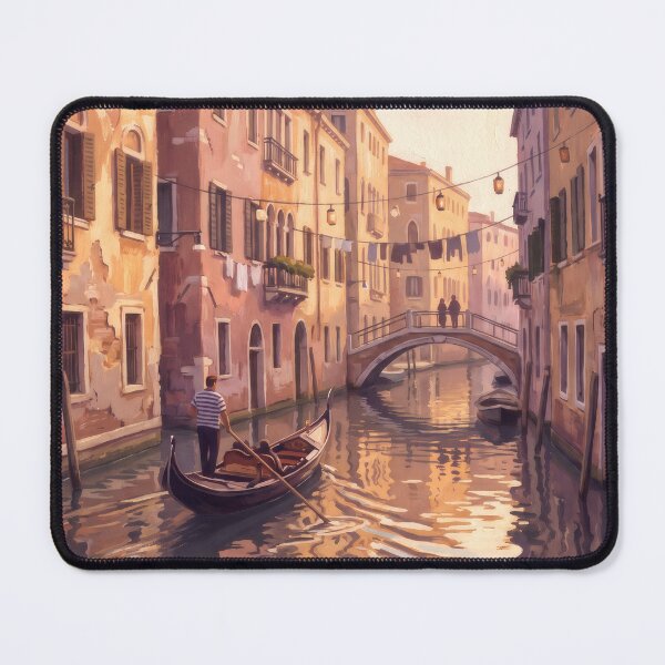 Item preview, Venice Canal at Golden Hour designed and sold by RedPeaStudio.