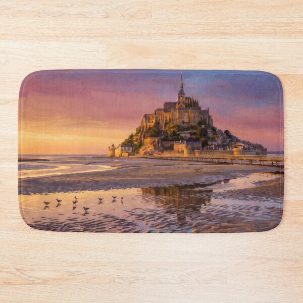 Item preview, Mont Saint-Michel at Low Tide designed and sold by RedPeaStudio.