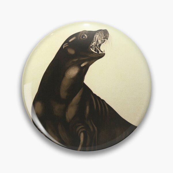 Item preview, Vintage Basel Zoo Poster | Early 20th Century Seal Art | Art Nouveau Lithograph | Swiss Zoo History | Realistic Wildlife Illustration designed and sold by artofuniverse.