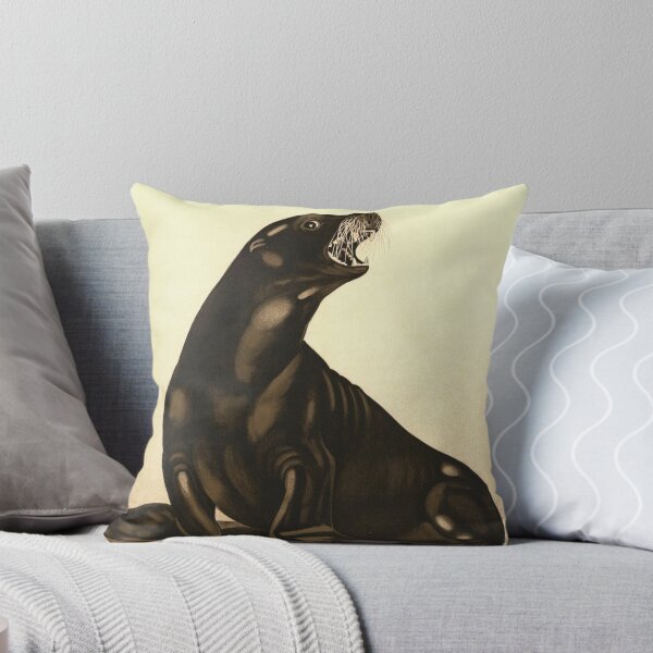 Item preview, Vintage Basel Zoo Poster | Early 20th Century Seal Art | Art Nouveau Lithograph | Swiss Zoo History | Realistic Wildlife Illustration designed and sold by artofuniverse.