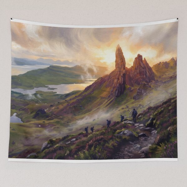 Item preview, The Old Man of Storr Isle of Skye designed and sold by RedPeaStudio.
