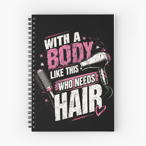 Item preview, With A Body Like This Who Needs Hair Hair Stylist Cosmetologist Funny designed and sold by RetroMini2026.