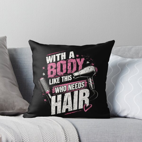 Item preview, With A Body Like This Who Needs Hair Hair Stylist Cosmetologist Funny designed and sold by RetroMini2026.