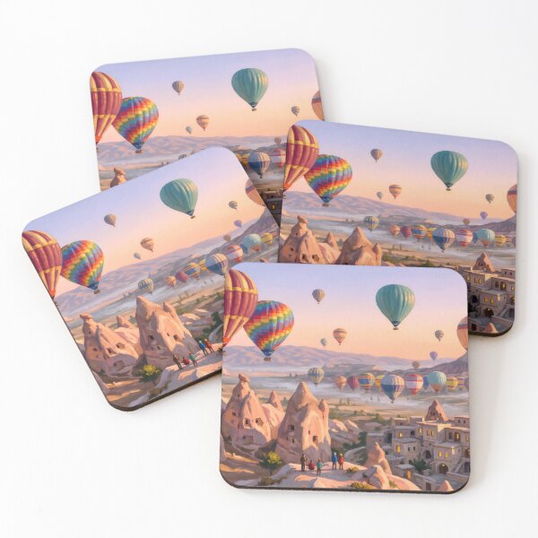 Item preview, Hot Air Balloons Over Cappadocia designed and sold by RedPeaStudio.
