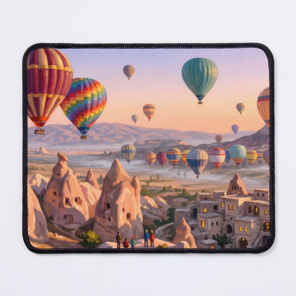 Item preview, Hot Air Balloons Over Cappadocia designed and sold by RedPeaStudio.