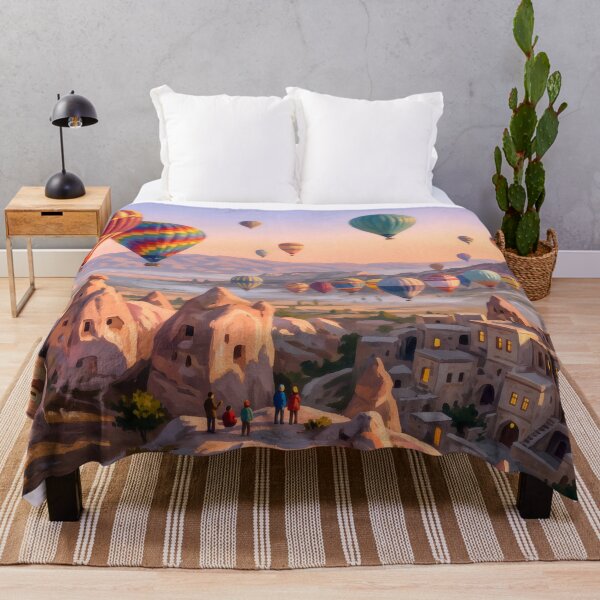 Item preview, Hot Air Balloons Over Cappadocia designed and sold by RedPeaStudio.