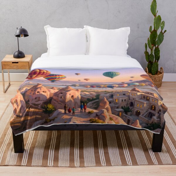 Item preview, Hot Air Balloons Over Cappadocia designed and sold by RedPeaStudio.