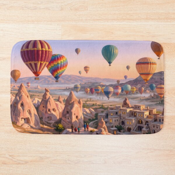 Item preview, Hot Air Balloons Over Cappadocia designed and sold by RedPeaStudio.