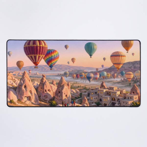 Item preview, Hot Air Balloons Over Cappadocia designed and sold by RedPeaStudio.