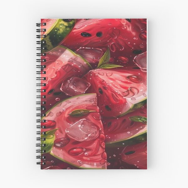 Item preview, Juicy Watermelon Slices With Ice Cube Artwork  designed and sold by NivyasArtistry.