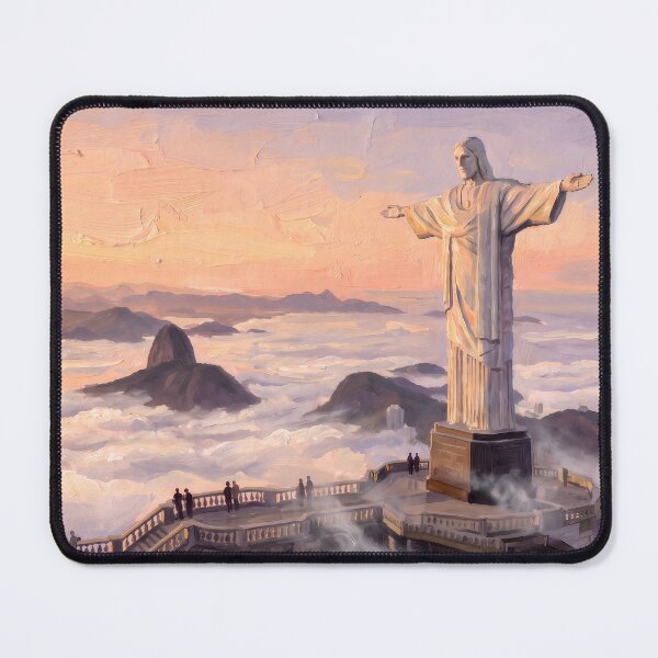 Item preview, Christ the Redeemer Above the Clouds designed and sold by RedPeaStudio.