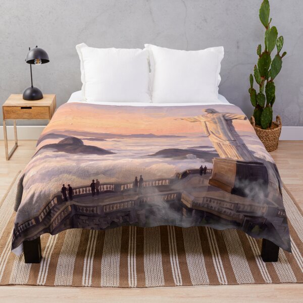 Item preview, Christ the Redeemer Above the Clouds designed and sold by RedPeaStudio.