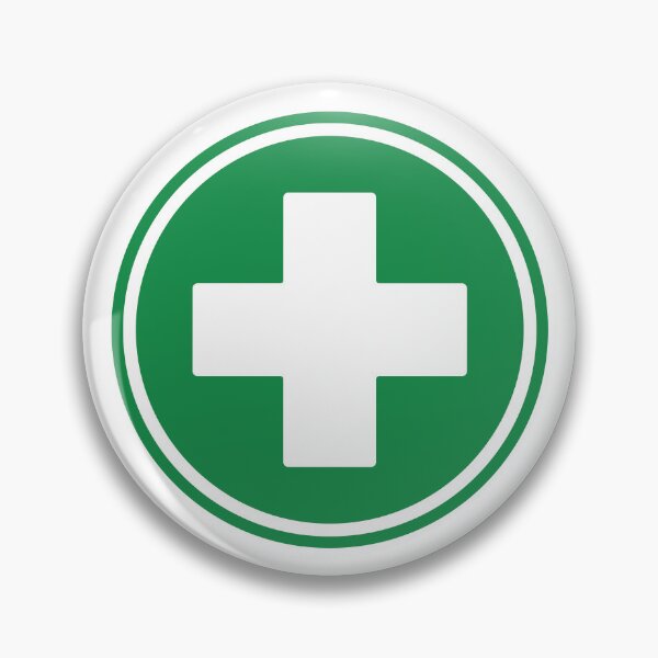 Item preview, Green First Aid Cross Medical Emergency Healthcare Symbol designed and sold by VectorForge Studio.