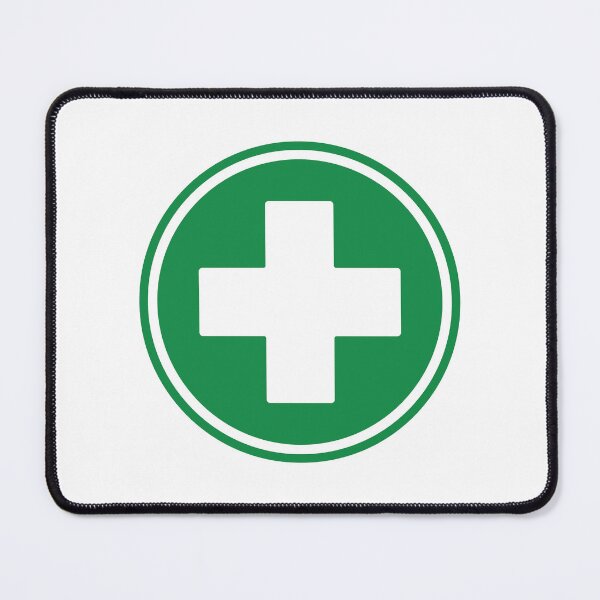 Item preview, Green First Aid Cross Medical Emergency Healthcare Symbol designed and sold by VectorForge Studio.