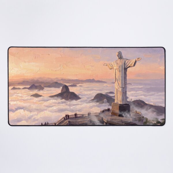 Item preview, Christ the Redeemer Above the Clouds designed and sold by RedPeaStudio.