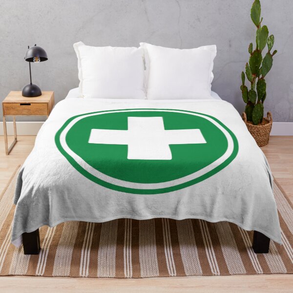 Item preview, Green First Aid Cross Medical Emergency Healthcare Symbol designed and sold by VectorForge Studio.