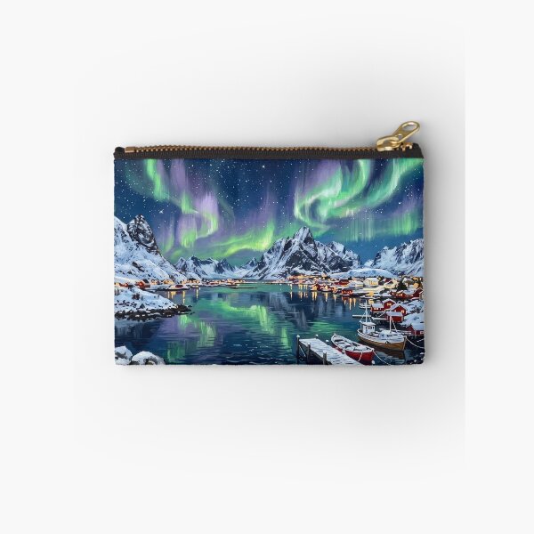 Item preview, Northern Lights Over Lofoten designed and sold by RedPeaStudio.