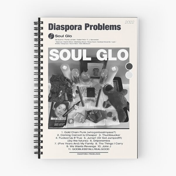 Item preview, DIASPORA PROBLEMS  Soul Glo tracklist _amp_ designed and sold by CosmicKabuki.