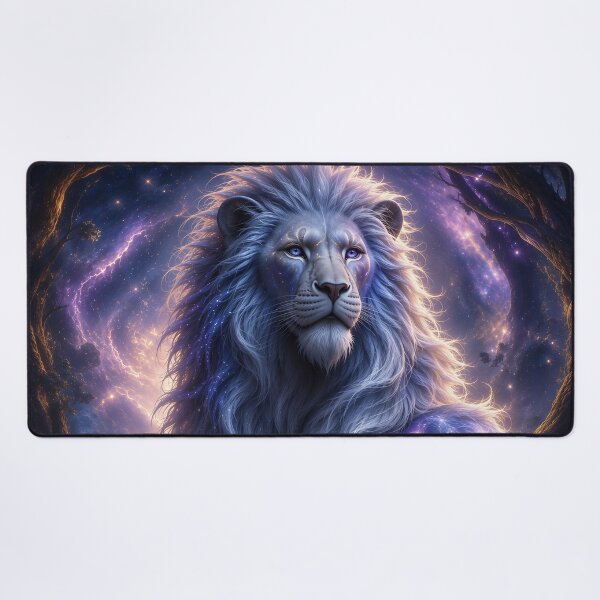Item preview, Galactic Lion - Lyran Feline Guardian designed and sold by FriskyLemur.
