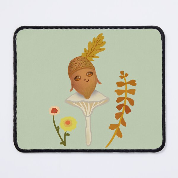 Item preview, Cozy Autumn Acorn Girl Cottagecore designed and sold by FaliushART.