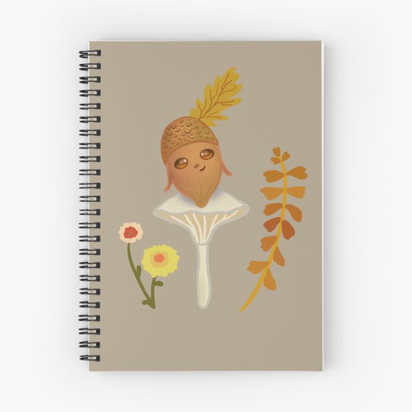 Item preview, Cozy Autumn Acorn Girl Cottagecore designed and sold by FaliushART.