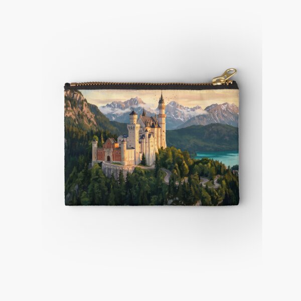 Item preview, Neuschwanstein Castle at Golden Hour designed and sold by RedPeaStudio.