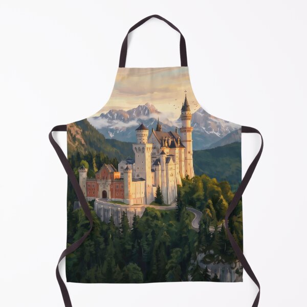 Item preview, Neuschwanstein Castle at Golden Hour designed and sold by RedPeaStudio.