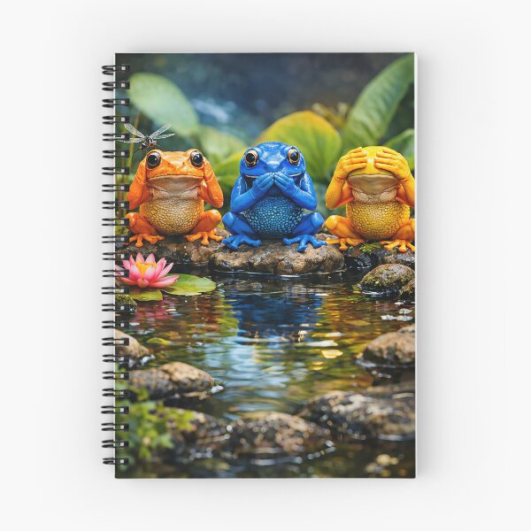 Item preview, Three Wise Frogs designed and sold by Einkstudio.