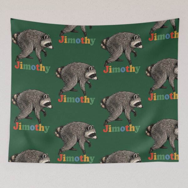 Item preview, Jimothy Viral Raccoon Funny Trash Panda Wildlife Retro Animal Lover designed and sold by CosmicCherryArt.