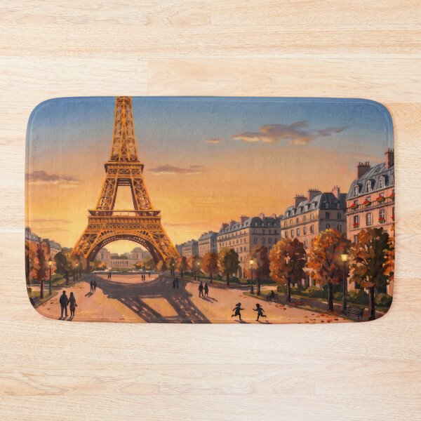 Item preview, Eiffel Tower at Golden Hour designed and sold by RedPeaStudio.