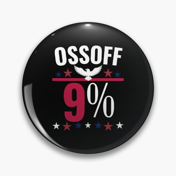 Item preview, Ossoff 9% Political Statement Graphic | Minimal Election Humor Design | Georgia Voters & Political Fans | T-Shirt designed and sold by Teetreasure2.