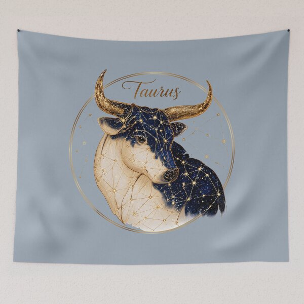 Item preview, Taurus Celestial Zodiac Bull Astrology designed and sold by MythicMood.