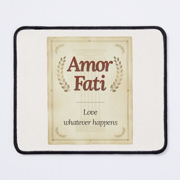 Item preview, Amor Fati - Elegant Script Stoic Quote - Roman Red Version designed and sold by Stoic Core.