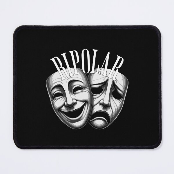 Item preview, BIPOLAR Theatre Masks between Comedy and Tragedy designed and sold by FeverVoid.
