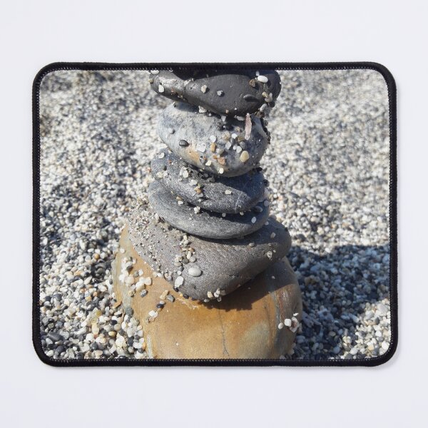 Item preview, Zen Balanced Stone Cairn on Beach Pebble designed and sold by Julia9632.