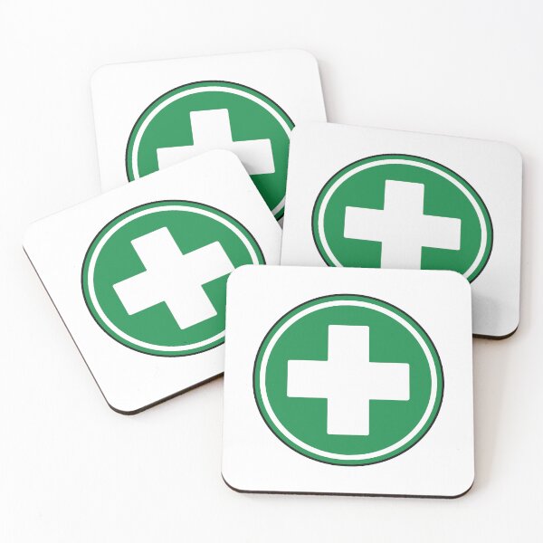 Item preview, Green First Aid Cross Medical Emergency Healthcare Symbol designed and sold by VectorForge Studio.