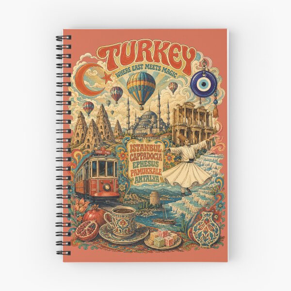 Item preview, Magical Turkey Vintage Travel Illustration Poster designed and sold by Skyrocketz.