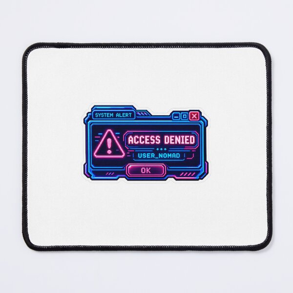 Item preview, Cyberpunk Access Denied System Alert Retro Computer designed and sold by naruto4925.