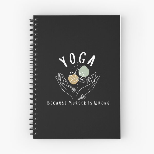 Item preview, Yoga Because Murder Is Wrong Shirt Meditation Shirt Yoga Instructor Shirt Yoga Mom Shirt Yoga Lover Gift Gift for Her designed and sold by faridman.