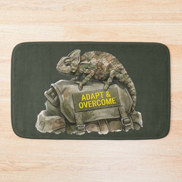 Item preview, Adapt & Overcome - Tactical Camo Chameleon Art designed and sold by SoulPT.