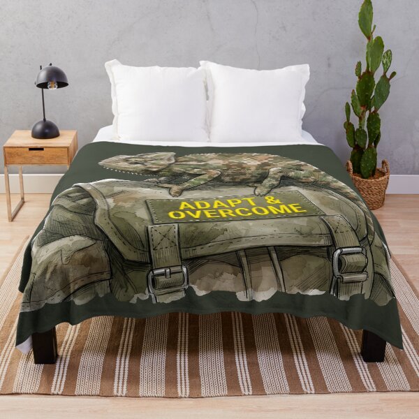Item preview, Adapt & Overcome - Tactical Camo Chameleon Art designed and sold by SoulPT.