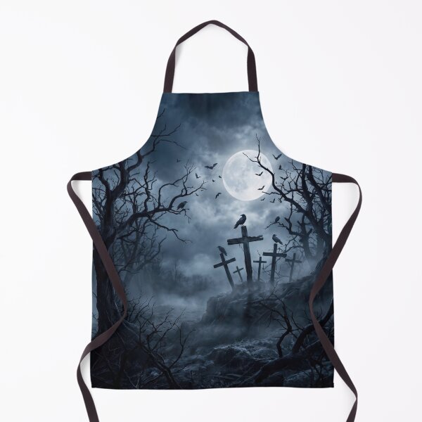 Item preview, Eerie Graveyard Under Full Moon designed and sold by AnnArtshock.