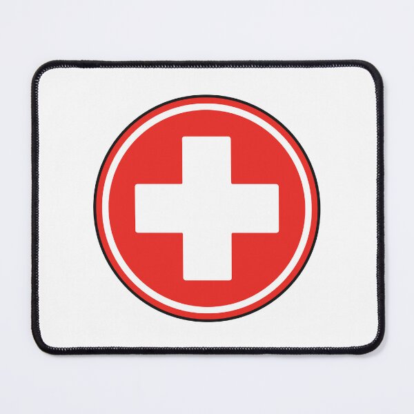 Item preview, Red First Aid Cross Medical Emergency Healthcare Symbol designed and sold by VectorForge Studio.
