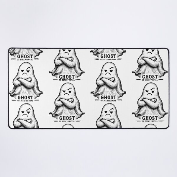 Item preview, Ghost of Disapproval – Vintage Engraving Grumpy Ghost designed and sold by Abidel.