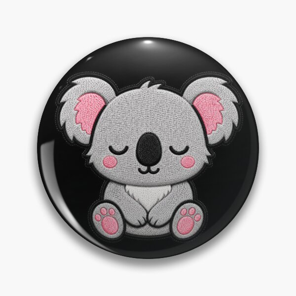 Item preview, Cute Koala Embroidery Patch Illustration designed and sold by ColorSplash123.